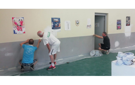 Rénovation de la salle  tennis de table